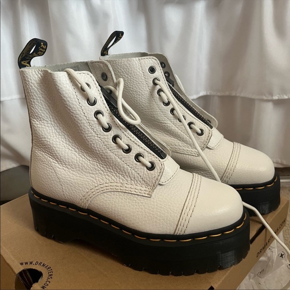sinclair doc martens white